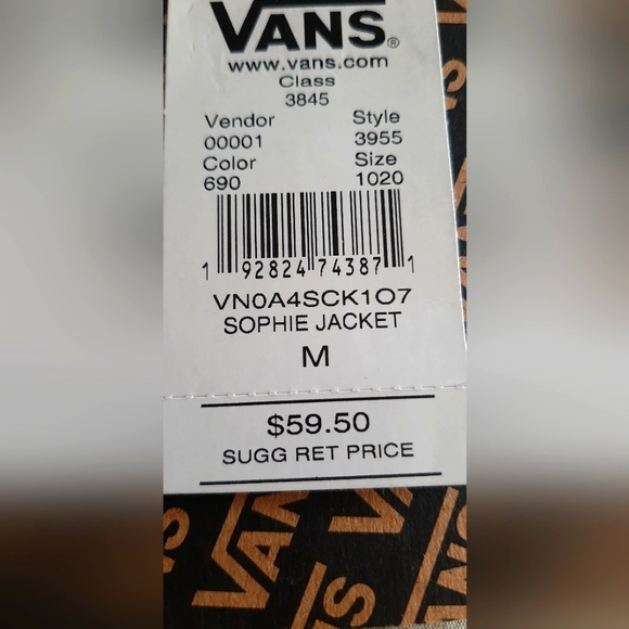 Vans Sophie Jacket *NWT* - Picture 11 of 11
